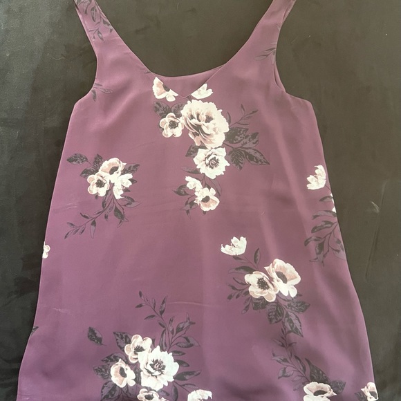 Floral mauve tank ladies - Picture 3 of 3